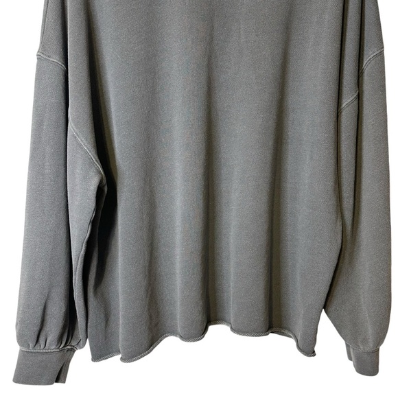 Rails Signature Sweatshirt Vintage Black/Gray Rainbow Lettering Women’s M Terry - Picture 8 of 12